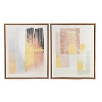 BILD Inga 2er Set 40/3/50 cm Kunstoff - Beige, Kunststoff (40/50cm) - Mondex