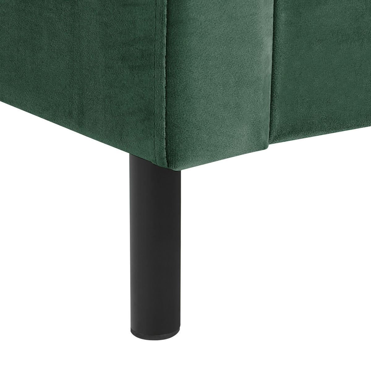 BETT mit Lattenrost 180x200 cm Grün Villette - Grün, Textil (180/200cm) - Beliani