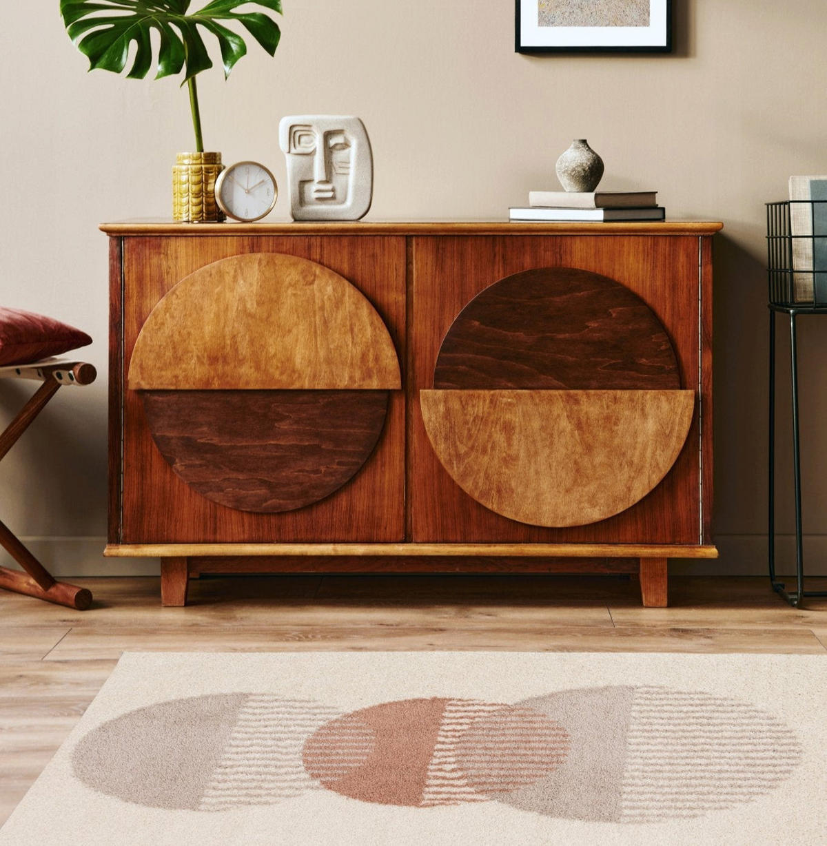 TEPPICH weich dick Design terracotta - Terracotta, Textil (160/230cm) - AFK Living