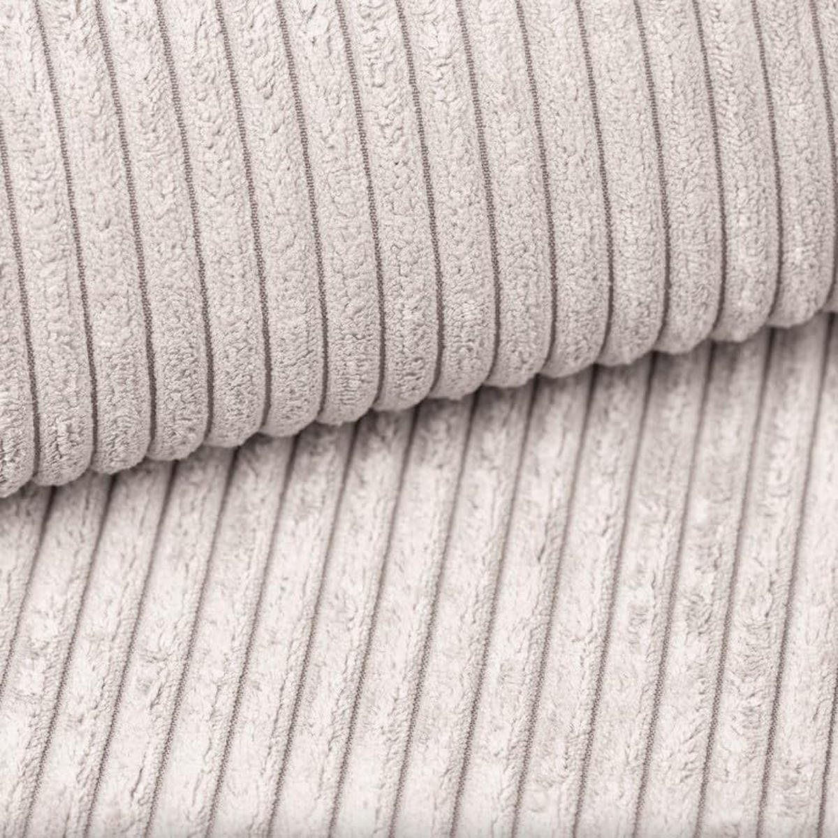 ECKSOFA Poso XXL U-förm, Schlaffunktion, weiche Kissen, Bettkasten, hochwertige Polsterung, lose Rückenkissen, freistehend, 377x143x83 cm White - Weiß, Holz/Textil (377/83/143cm) - DomoHome