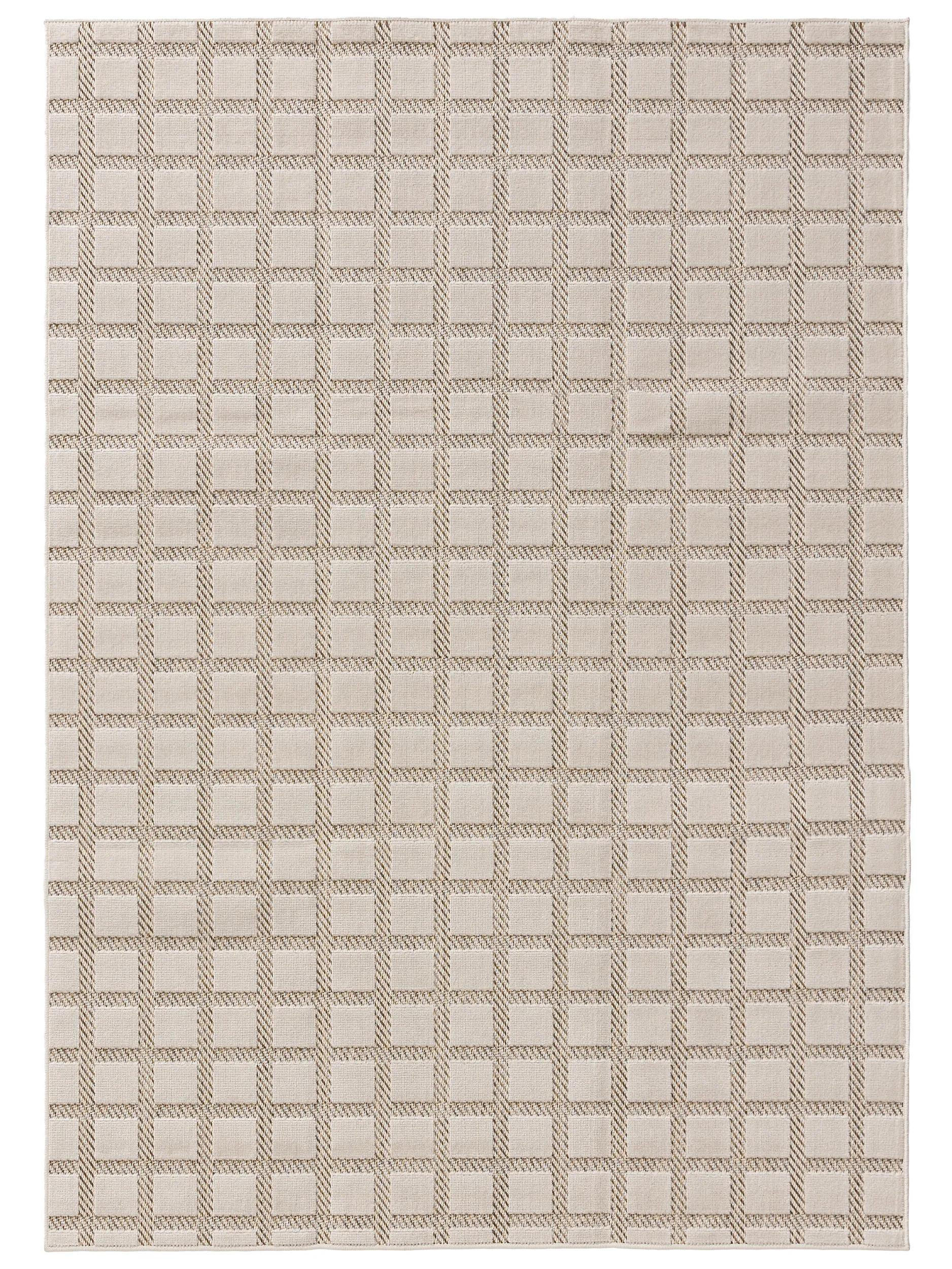 benuta Outdoorteppich Creme 120x170 cm