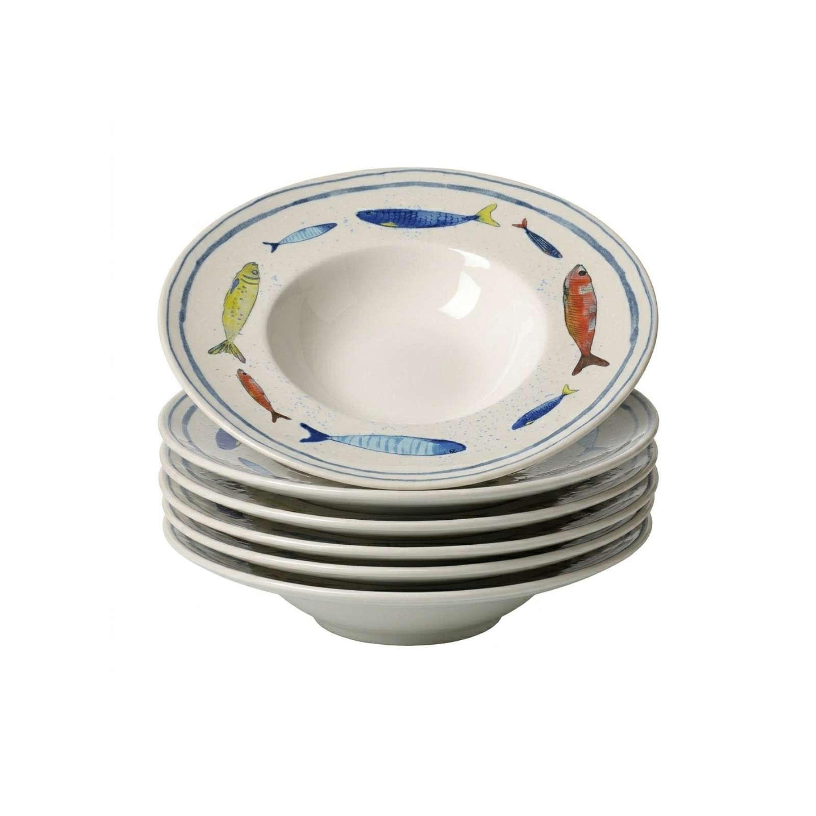 GOURMETTELLER Maro bunt ø 28 cm 6er Set - Multicolor, Keramik (28cm) - Ritzenhoff Breker