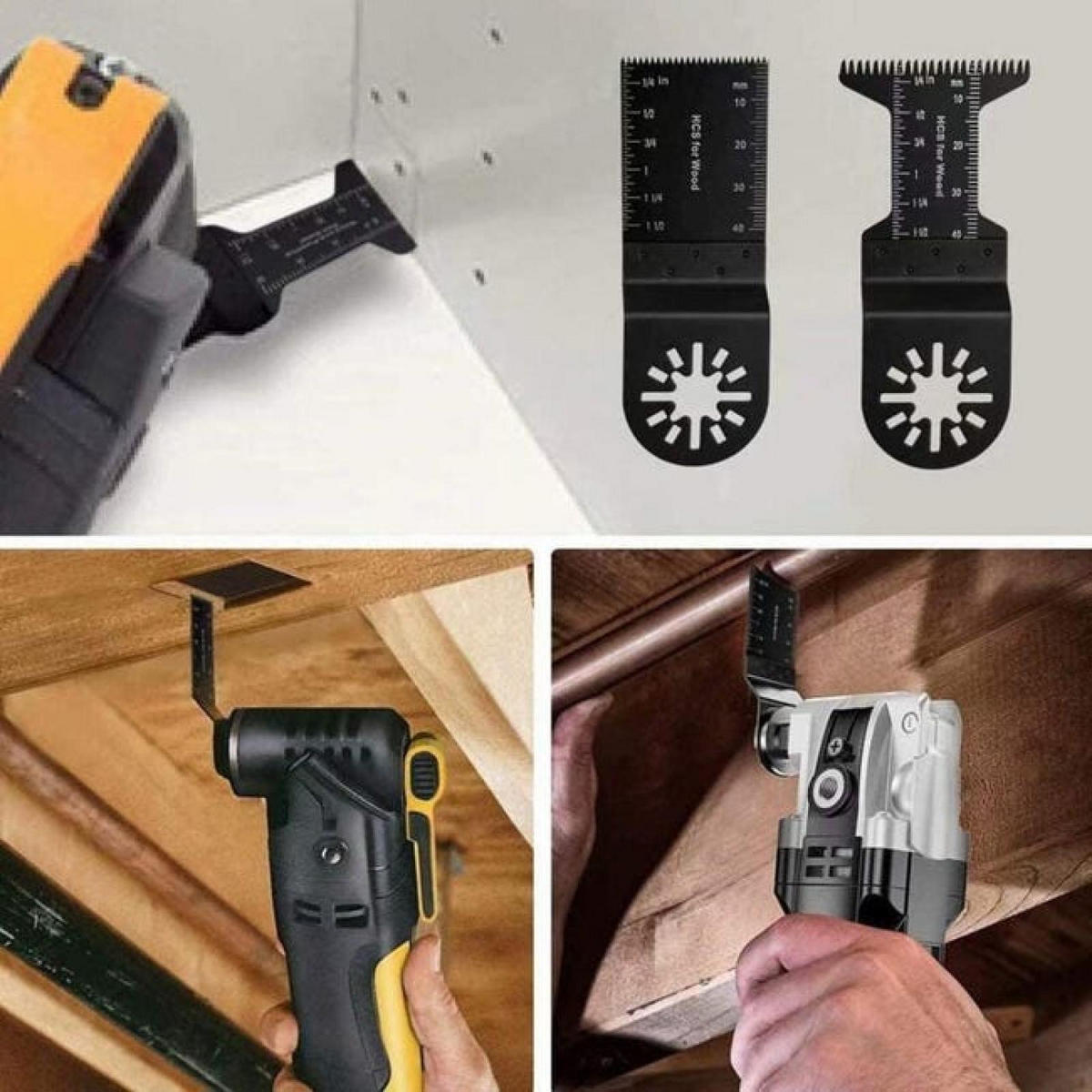 SÄGEBLÄTTER – 105 Stück – geeignet für Holz, Metall und Kunststoff - Multicolor, Metall (10/10/10cm) - DCA