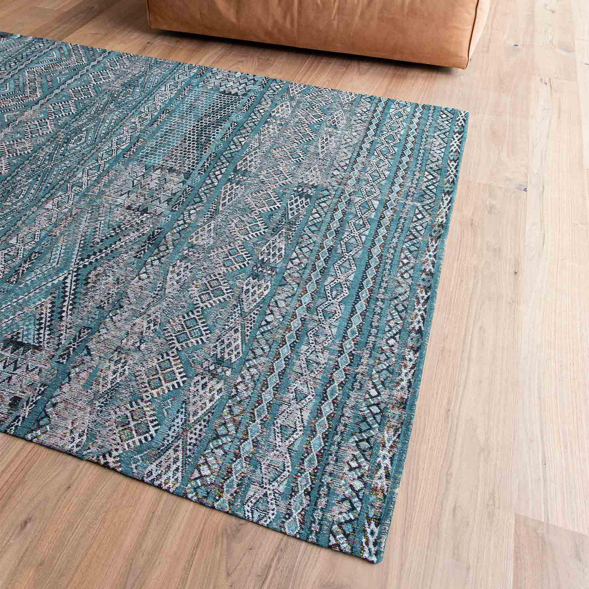 TEPPICH Flachgewebe BLUE ANTIK Blau 240 x 340 cm - Blau, Textil (240/340cm) - Novatrend