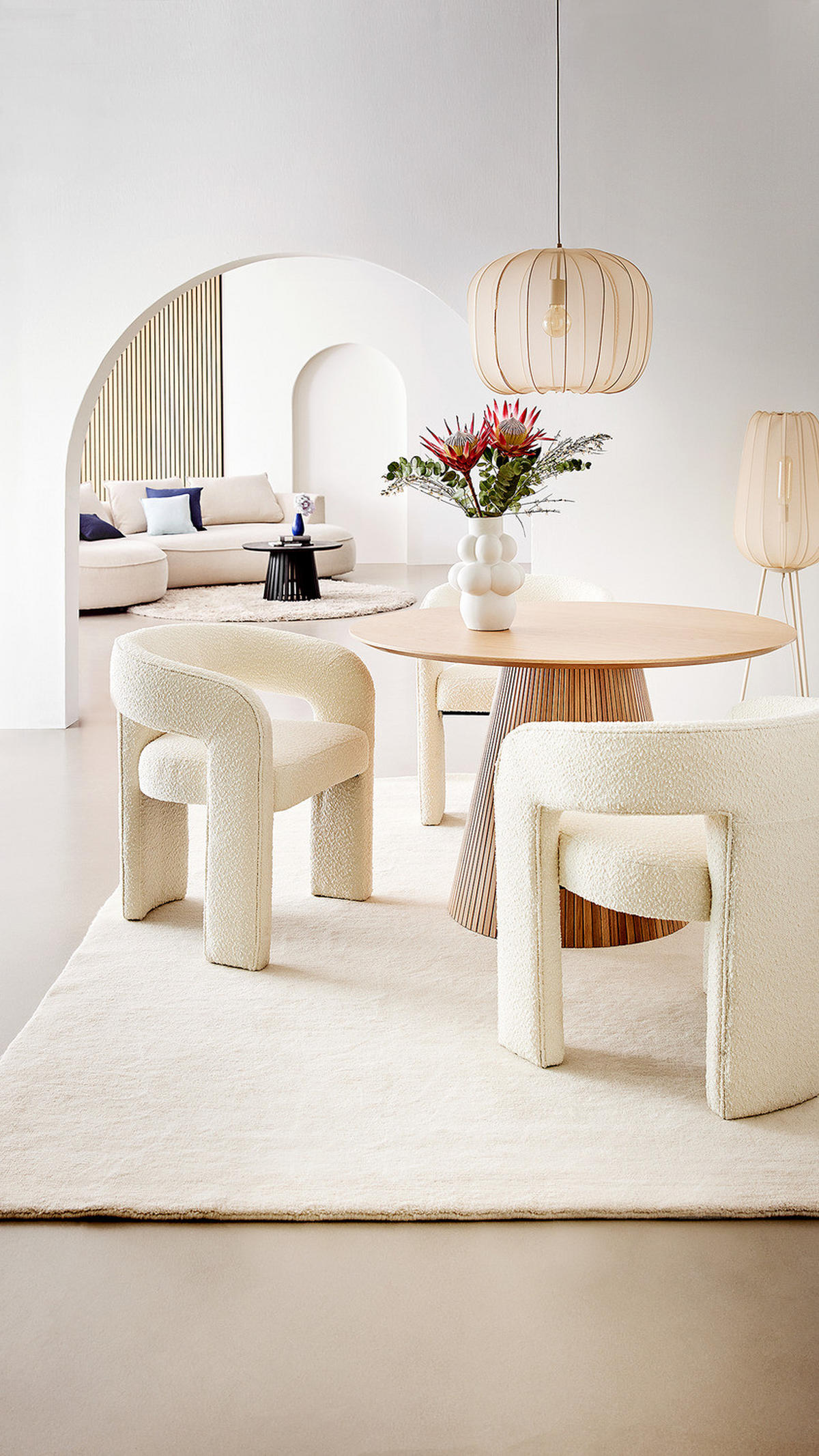 ESSTISCH - Eiche teilmassiv - Eichefarben, Holzwerkstoff (120/120/76cm) - home24