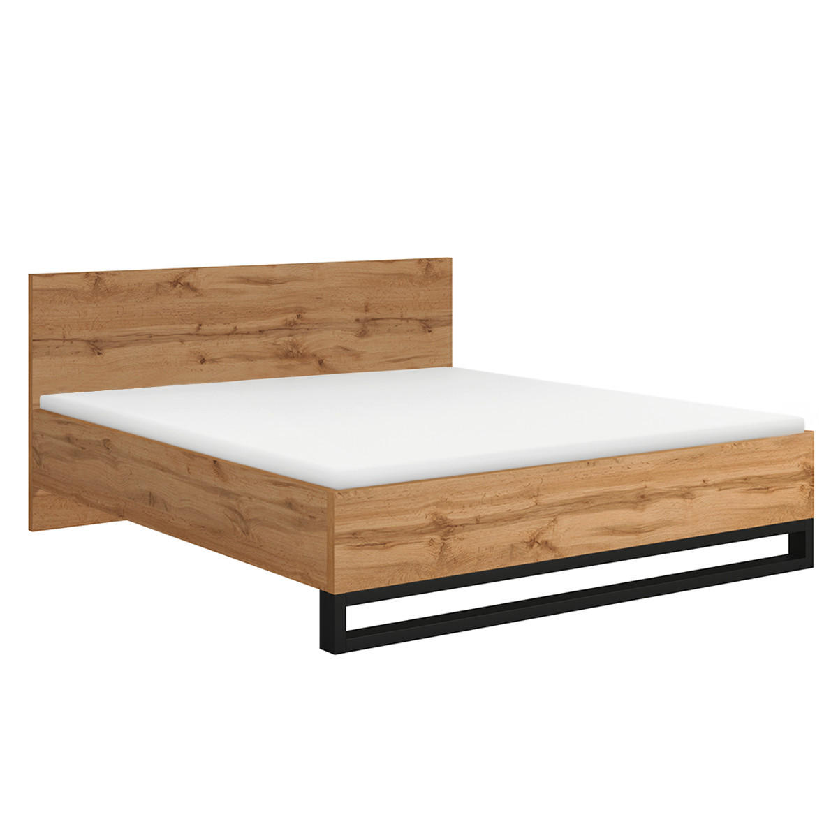 BETT 180/200 Eden Holz - Braun, Holzwerkstoff (180/200cm) - Petits-meubles