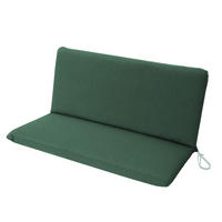 BANKAUFLAGE Oxford - 2-sitzer, dunkelgrün 98x88x7 cm - Grün, Textil (98/7/88cm) - TPFGarden