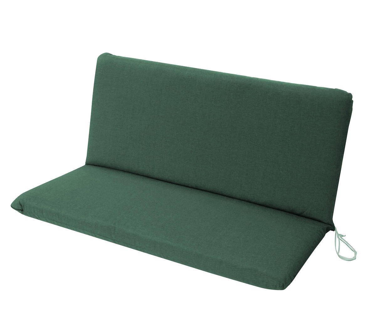 BANKAUFLAGE Oxford - 2-sitzer, dunkelgrün 98x88x7 cm - Grün, Textil (98/7/88cm) - TPFGarden
