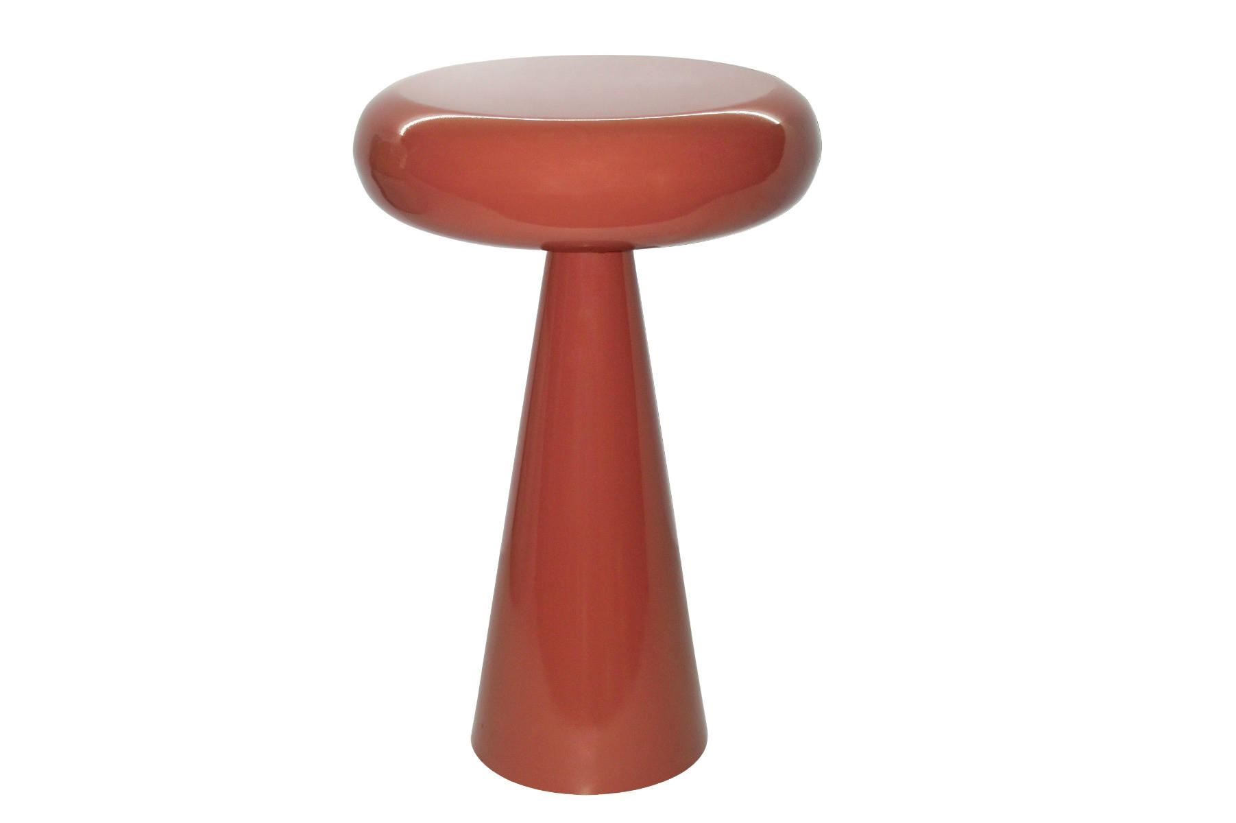 BEISTELLTISCH Sam Orange 36/36/57 cm - Rot, Metall (36/36/57cm) - Livingfurn