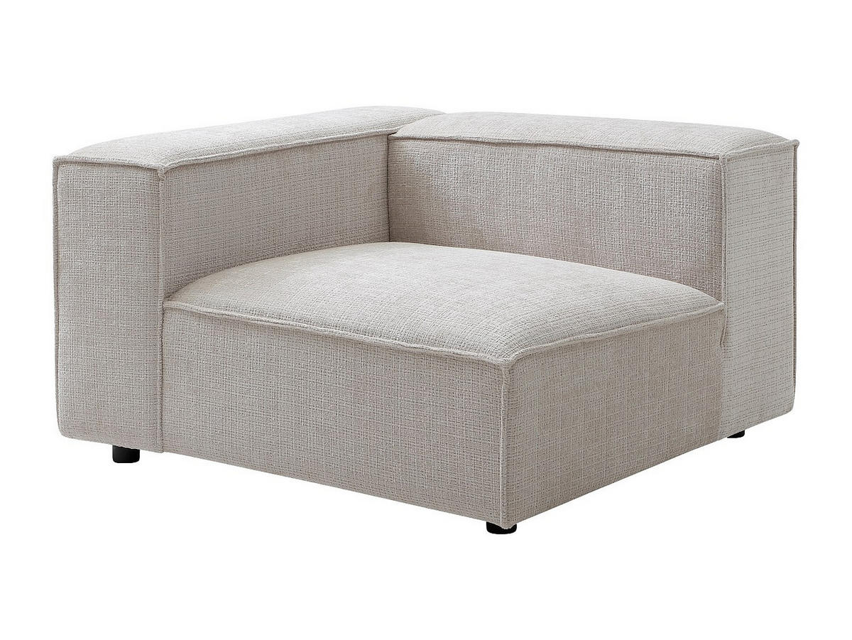 SESSEL mit gerader Rückenlehne - 1 Person - stoff - beige Ruzolo - Beige, Holz/Textil (121/67/105cm) - Vente-Unique