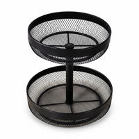 METALLFRUCHTSCHALE Schwarz 30/30/32 cm - Schwarz, Metall (30/32cm) - AROMELIO
