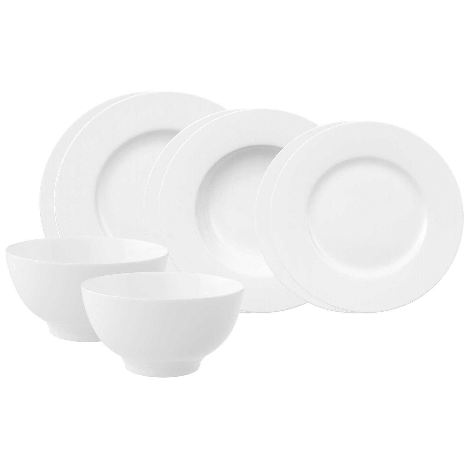 EINSTEIGER-SET Royal weiß 8er Set - Weiß, Keramik (1/1/1cm) - Villeroy & Boch