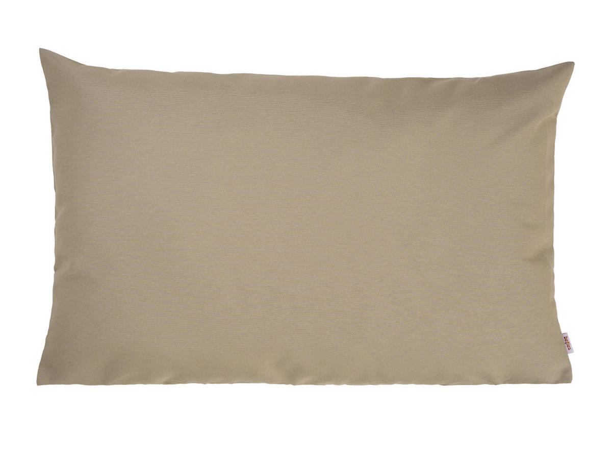 KISSENHÜLLE Wunschton taupe 40/60 cm - Taupe, Textil (40/60cm) - beties Heimtextil