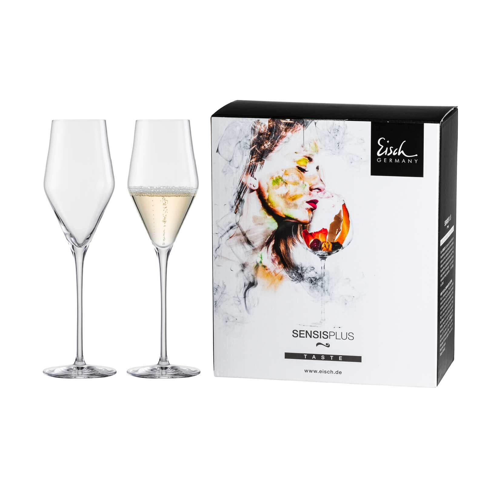 CHAMPAGNERGLÄSER Sky SensisPlus transparent 260 ml 2er Set - Transparent, Glas (0.26L) - Eisch