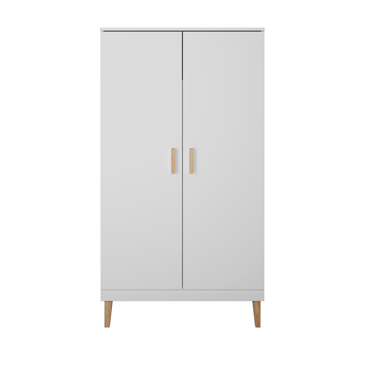 KINDERKLEIDERSCHRANK Kubi 55/184/100 - Weiß, Holzwerkstoff (55/184/100cm) - Kocot Kids