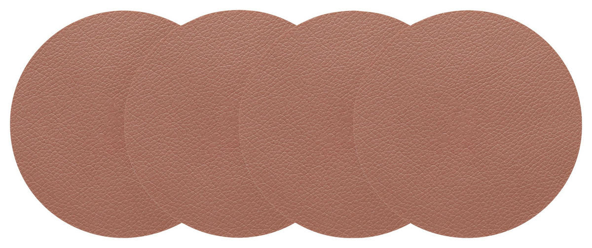 UNTERSETZERSET Livi Rosa 4-teilig - Rosa, Kunststoff (1/1cm) - Gourmesto