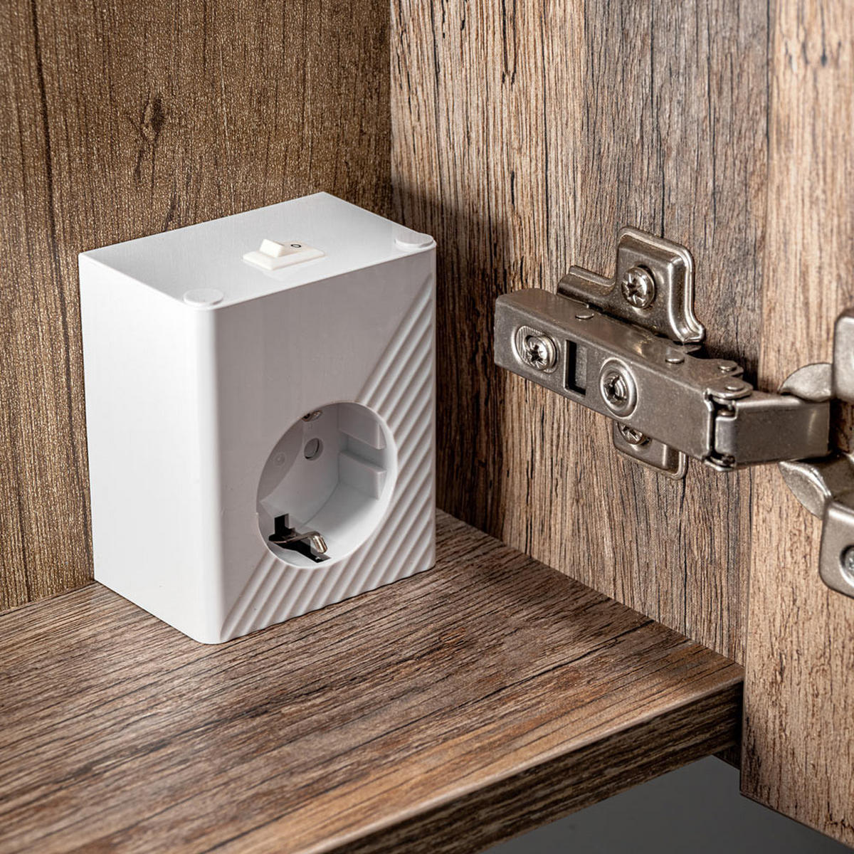 SPIEGELSCHRANK Puebla-56 - Braun, Holzwerkstoff (60/75/17cm) - Lomado