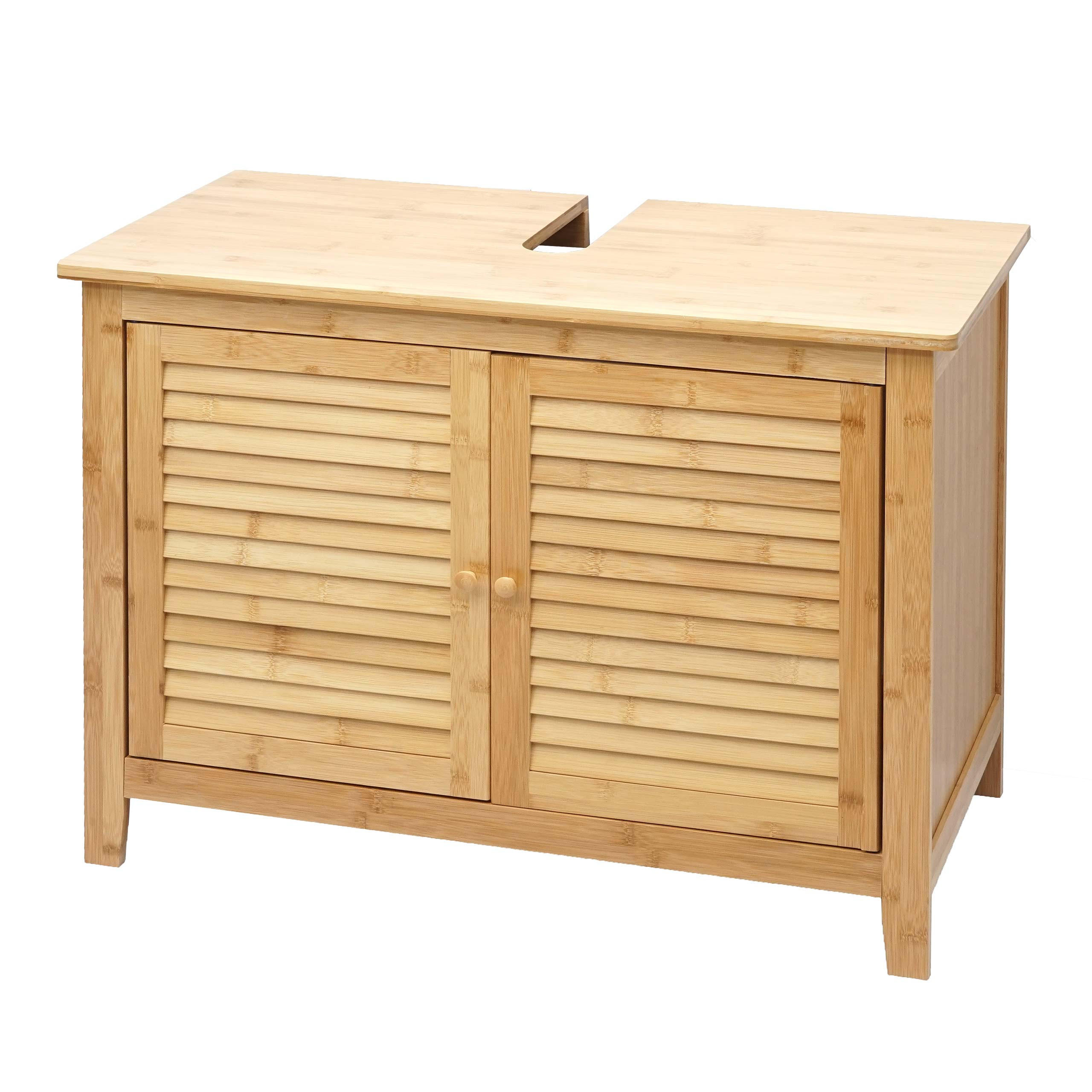 WASCHBECKENUNTERSCHRANK Braun - Braun, Holz (80/60/40cm) - MCW
