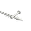 INNENLAUF-GARDINENSTANGEN-SET Prestige Savio 420 cm (geteilt in 3 x 140 cm), 1-läufig, 20 mm Ø Weiß - Weiß, Metall (420cm) - INTERDECO