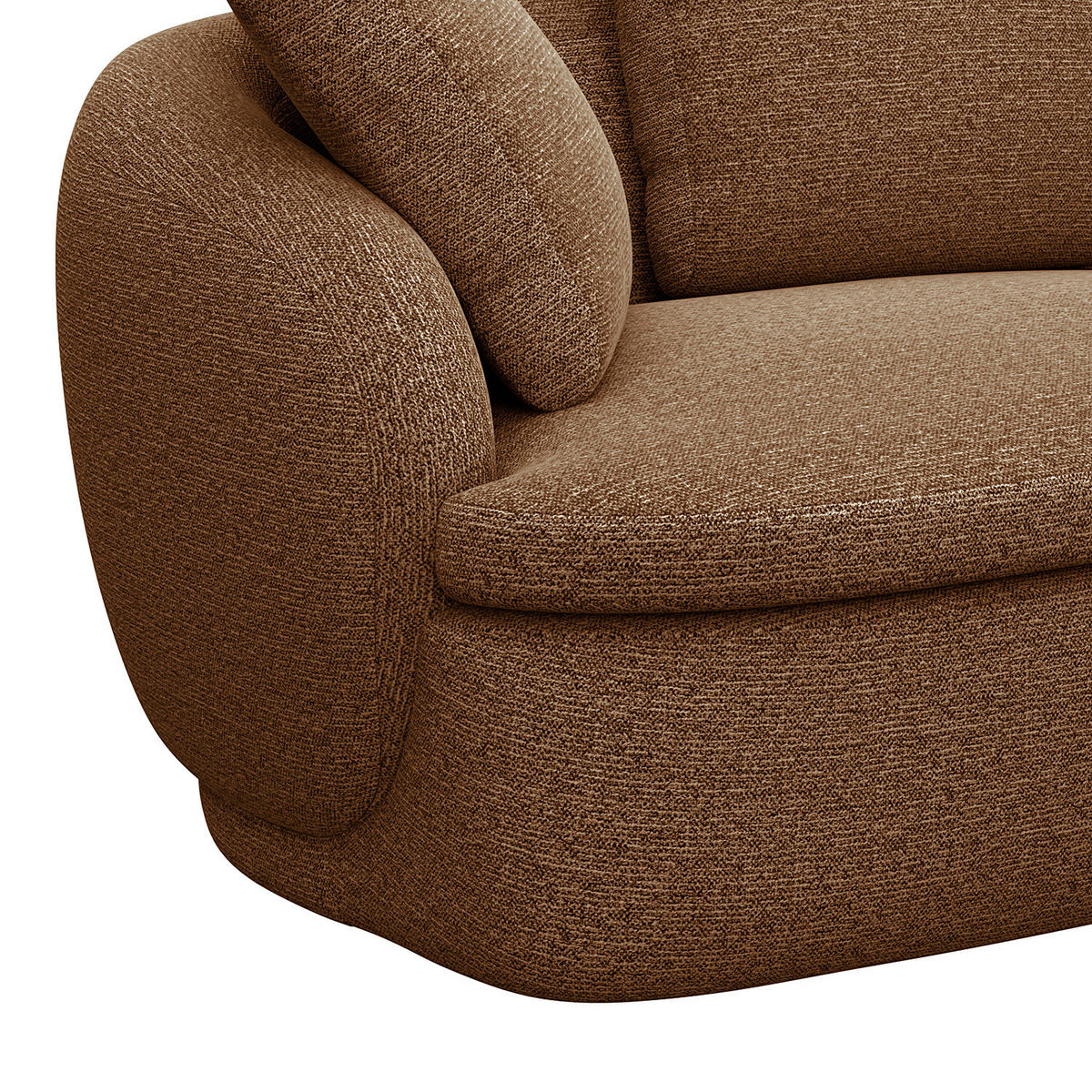 ECKSOFA mit Longchair - Beige/Schwarz, Kunststoff/Textil (217/146cm) - home24