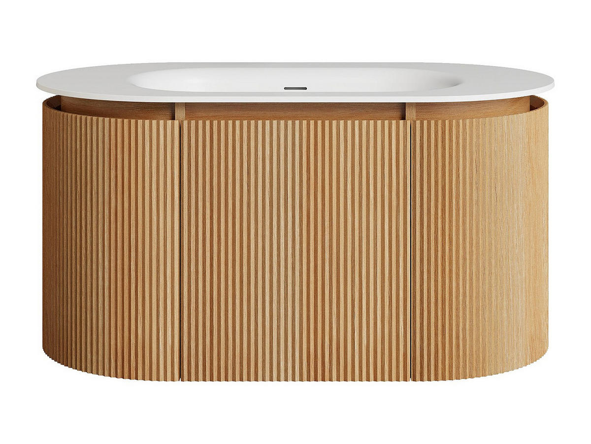 EINZELWASCHTISCH - 90 cmcm x 50 cmcm - Holz, Platte - Naturfarben Hell - LILIKO - Naturfarben, Holz (90/46/50cm) - Vente-Unique