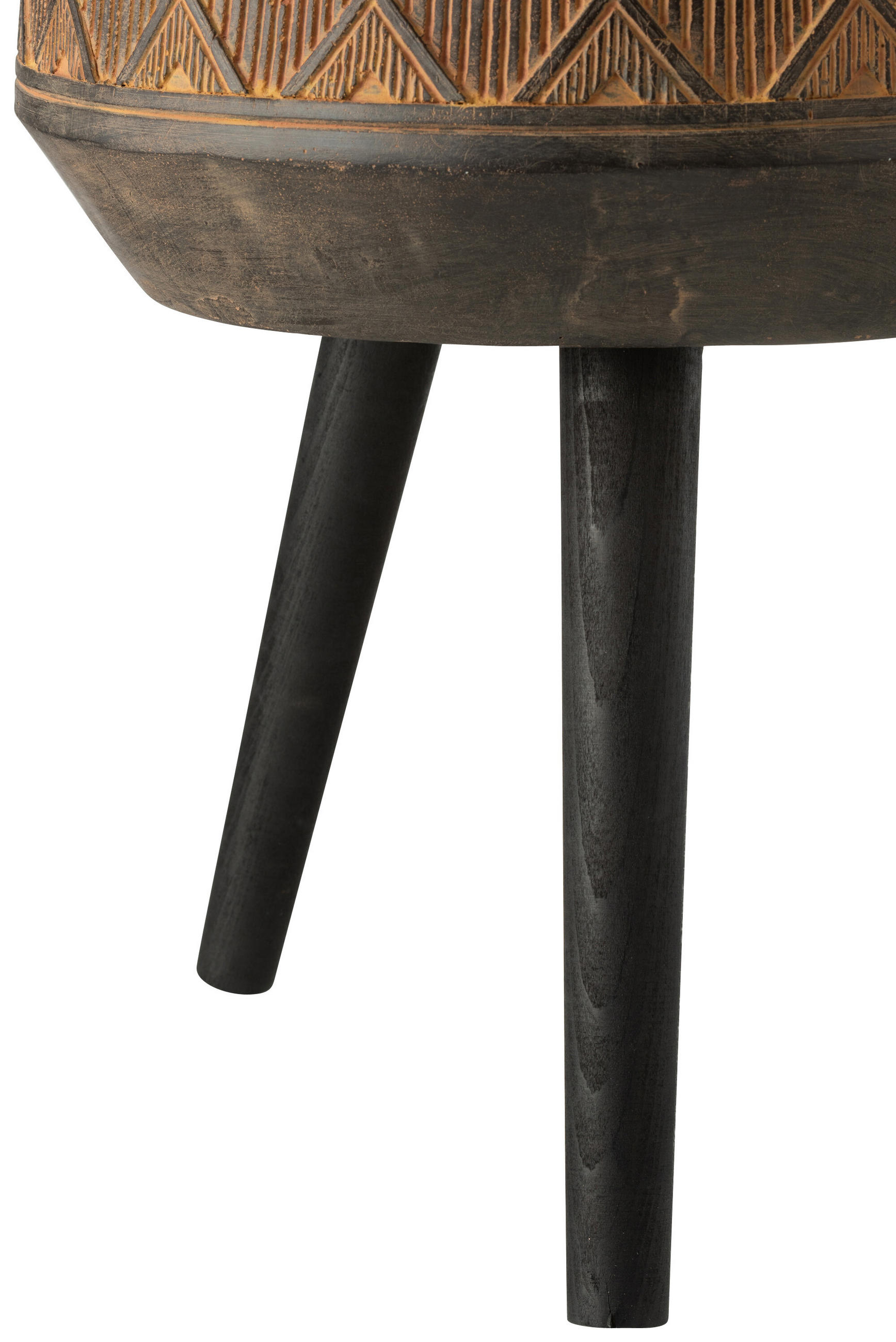 BLUMENTOPF DREIBEINIG - Kunststoff - Braun - Ø 43 cm - Braun, Kunststoff (43/56.5cm) - J-Line