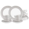 KAFFEESERVICE Liberty Pure Colors New Grey 18er Set - Grau, Keramik (1/1/1cm) - Seltmann Weiden