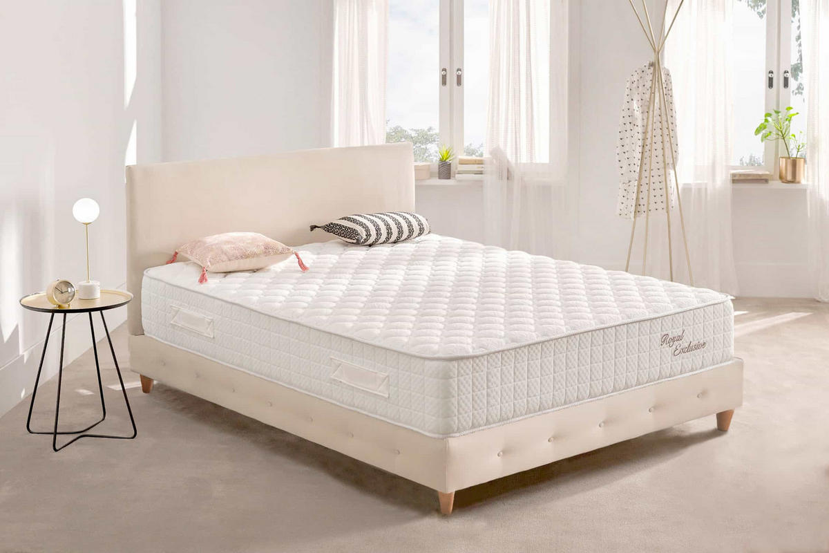 MATRATZE Royal Multizone, 27cm, 80x190cm - Weiß, Textil (80/190cm) - Moonia