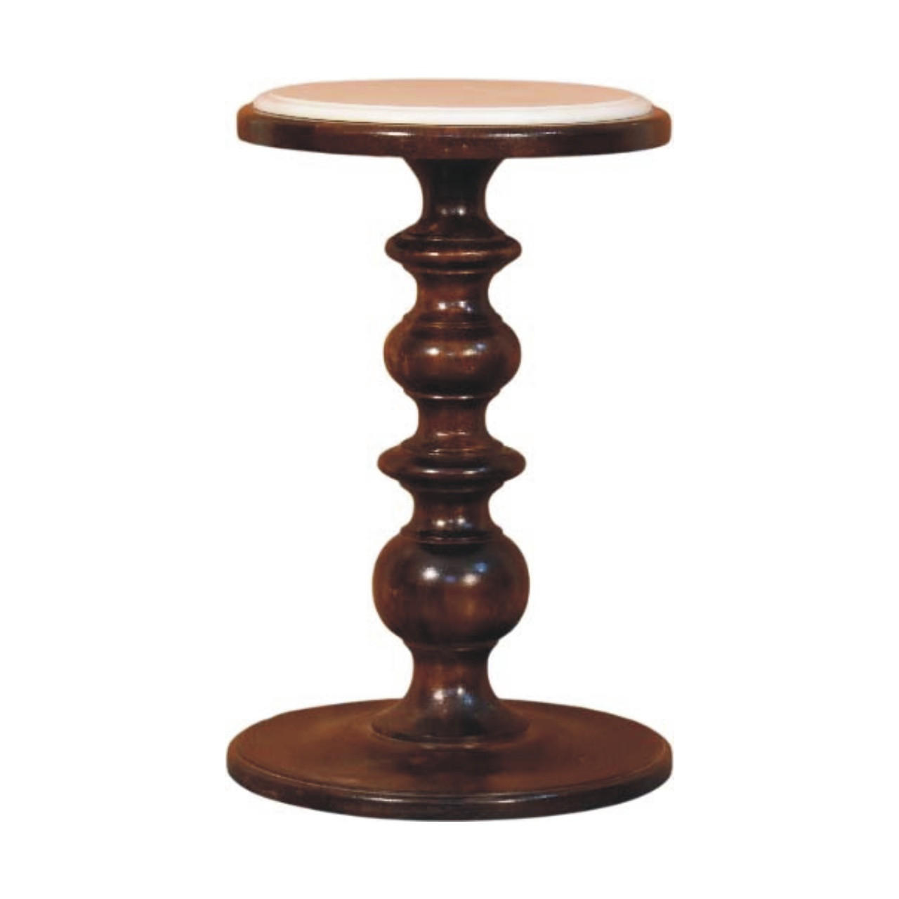 Artisan Furniture NOČNÍ STOLEK s povrchovou úpravou v kaštanovém odstínu, 2 zásuvky, 1 otevřená police, tmavě hnědý