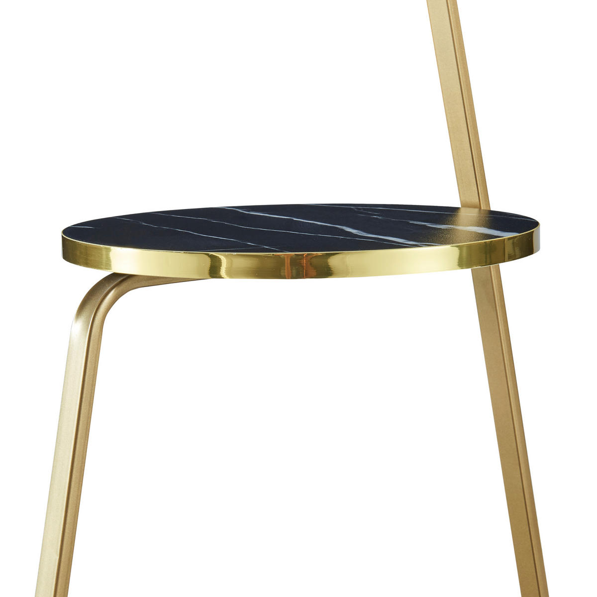 BEISTELLTISCH Sipoo - Schwarz, Holzwerkstoff (37/46/74cm) - [en.casa]