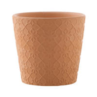 KERZE TERRACOTTA B - Beige, Keramik (12/11/12cm) - J-Line