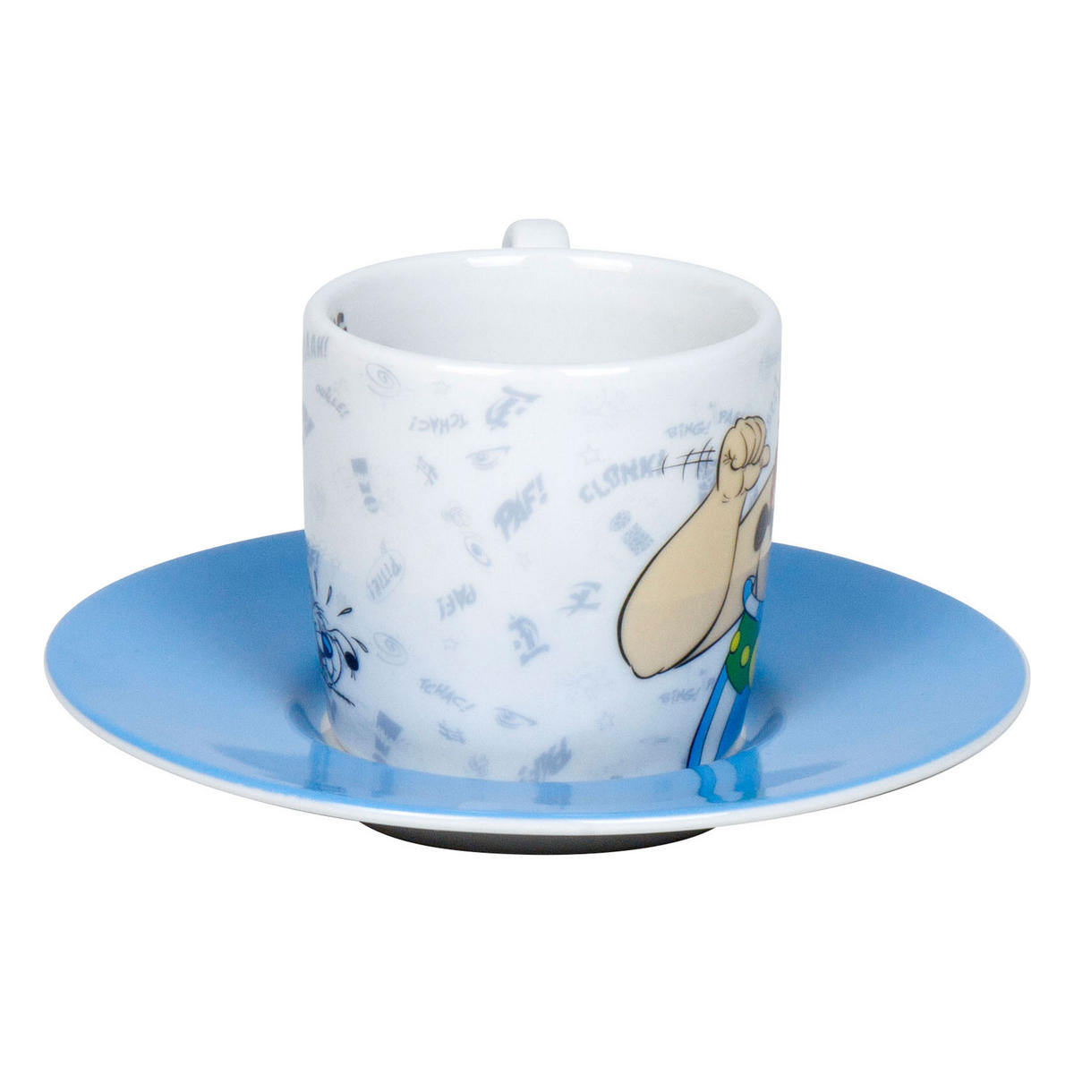 ESPRESSOTASSE Big Boss Obelix - Asterix - Naturfarben, Keramik (0.09L) - Könitz