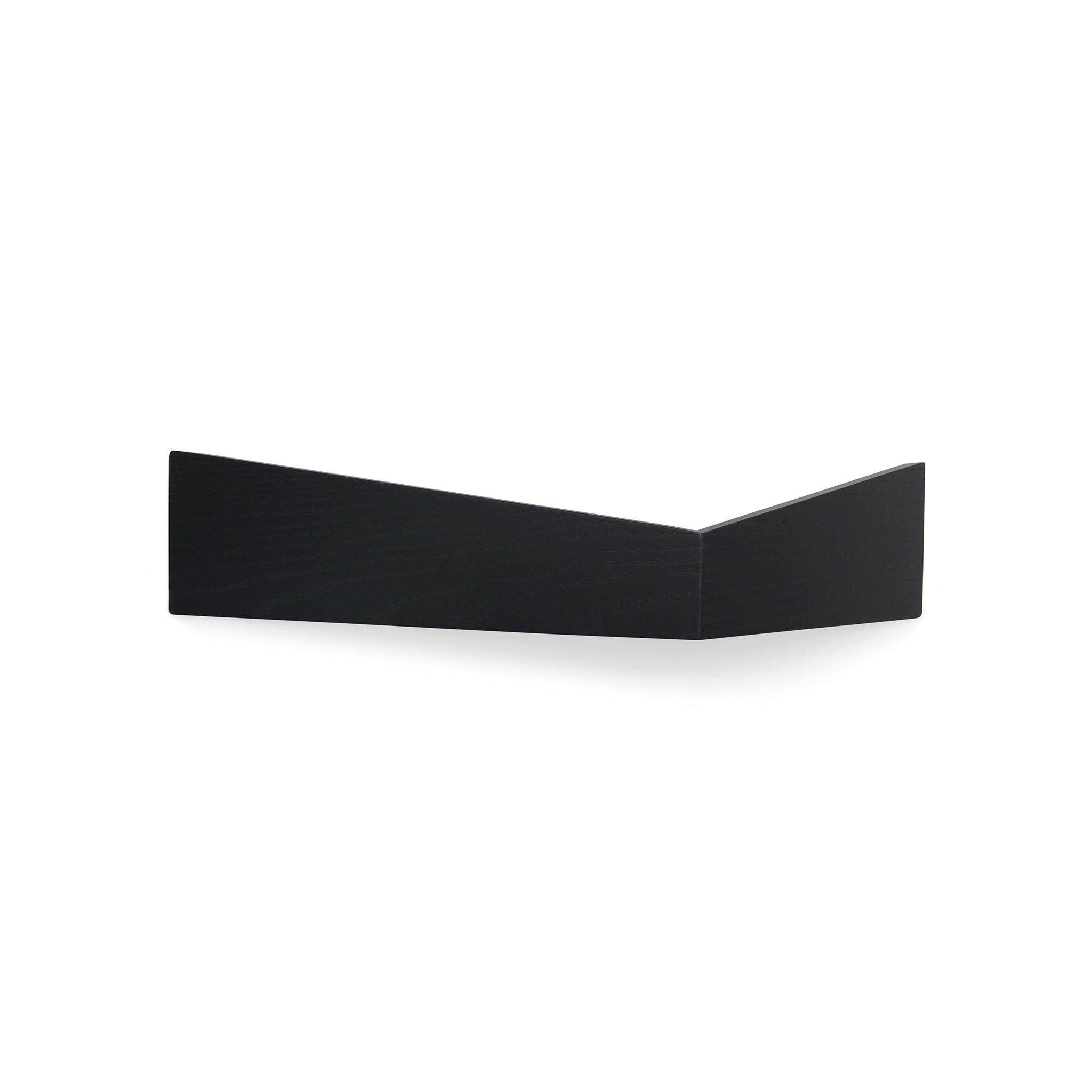WANDREGAL Pelikan mit Haken Mittel - Schwarz, Holz (45.5/10/15cm) - Woodendot