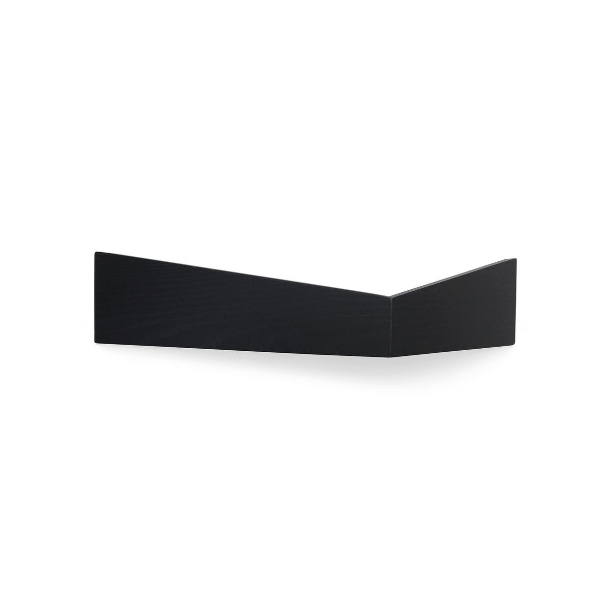 WANDREGAL Pelikan mit Haken Mittel - Schwarz, Holz (45.5/10/15cm) - Woodendot