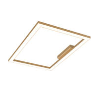 LED-DECKENLEUCHTE - Goldfarben, Metall (40/60/100cm) - Lumicom