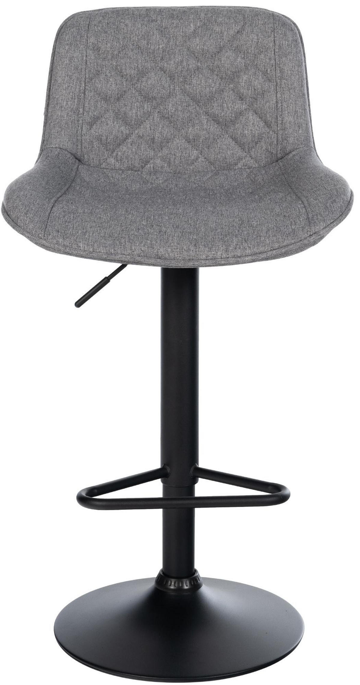 BARHOCKER Kasson 84x50x52 cm dunkelgrau - Dunkelgrau, Metall (50/84/52cm) - furnicato