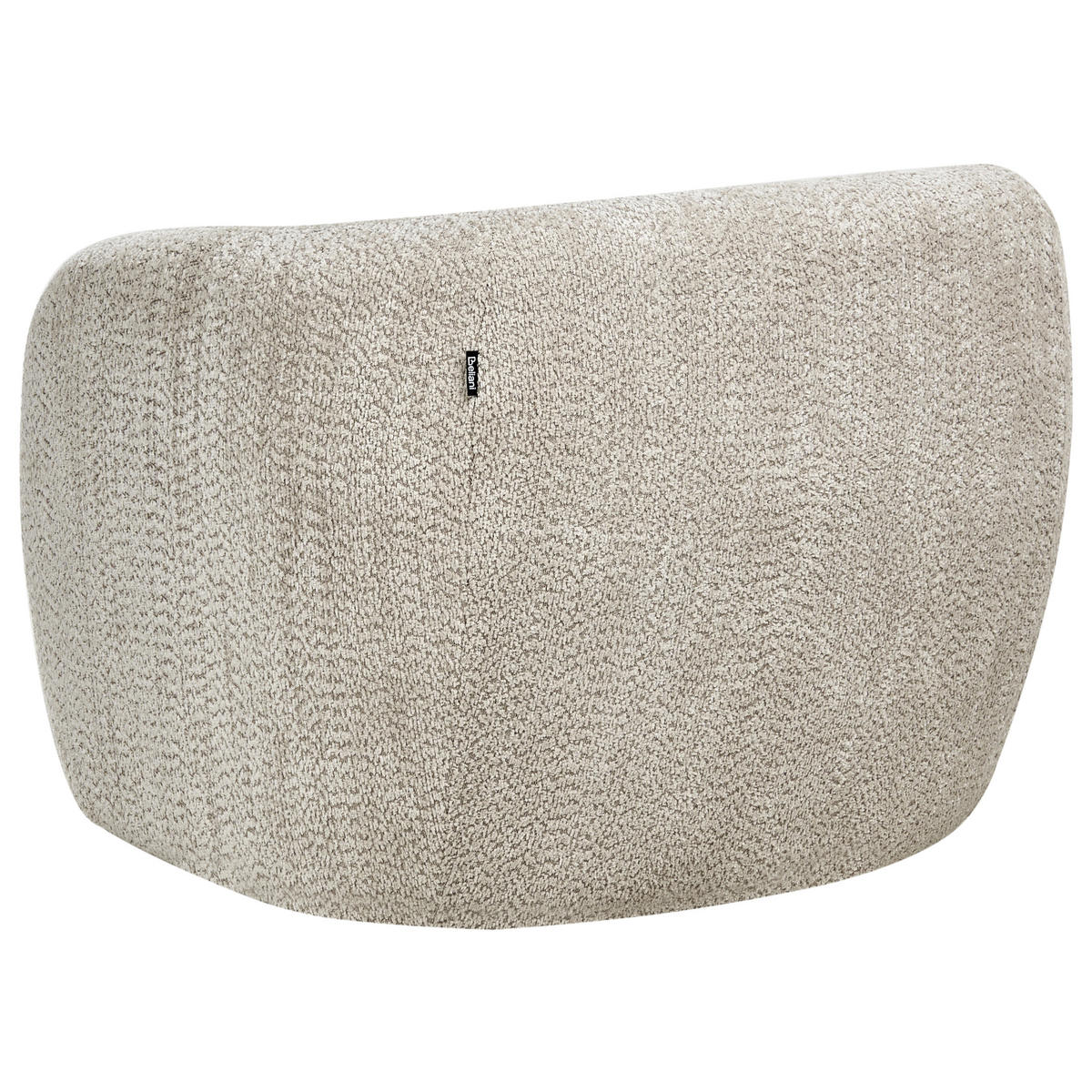 DREHSESSEL Stoff Beige Tore - Beige, Textil (85/67/80cm) - Beliani