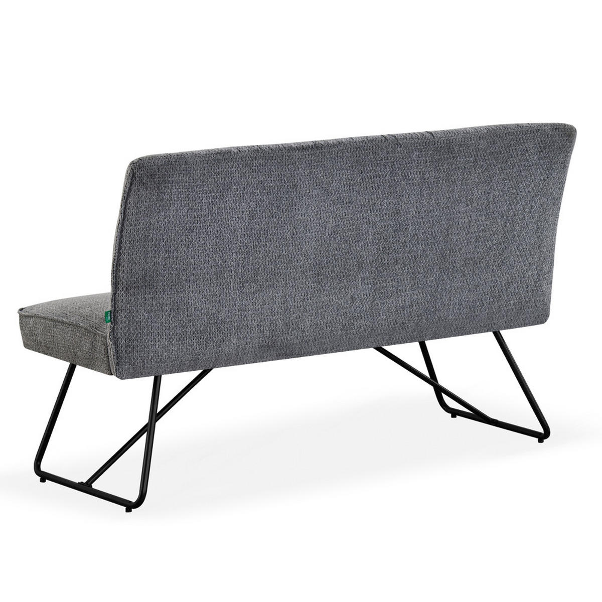SITZBANK HANNAH - Grau, Metall (140/89/65cm) - DUBI Möbel