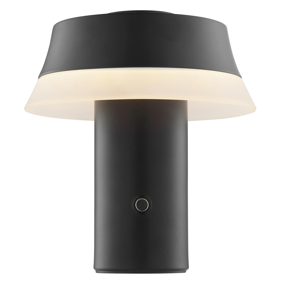 TISCHLEUCHTE Kinich Schwarz/Weiß 15/15/16,5 cm - Multicolor, Metall (15/15/16.5cm) - Brilliant