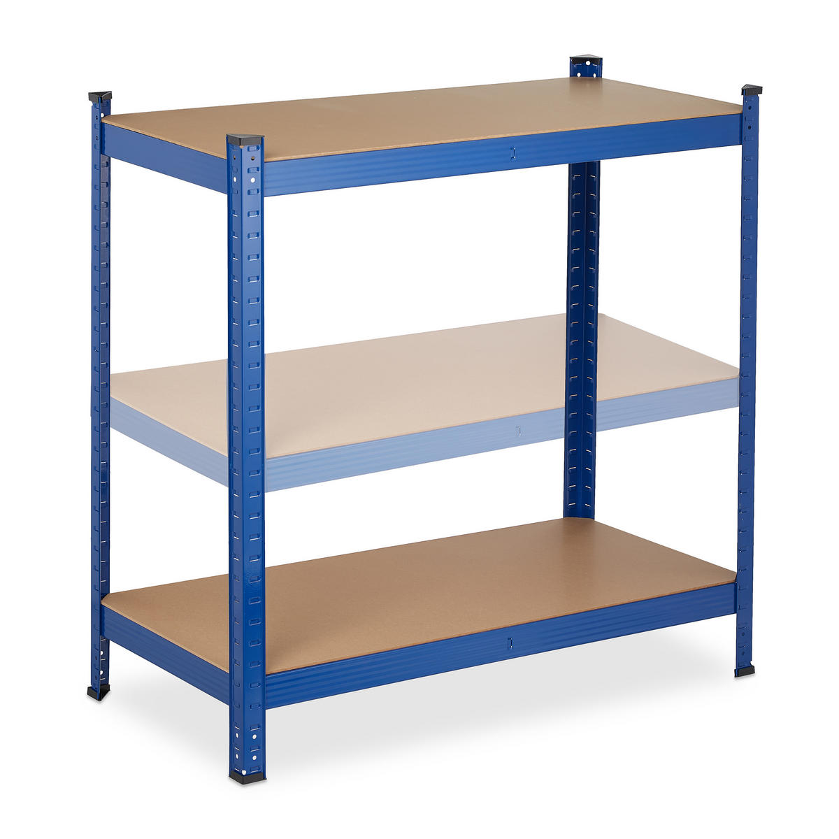 SCHWERLASTREGAL - Multicolor, Holzwerkstoff/Kunststoff (90/180/45cm) - Relaxdays