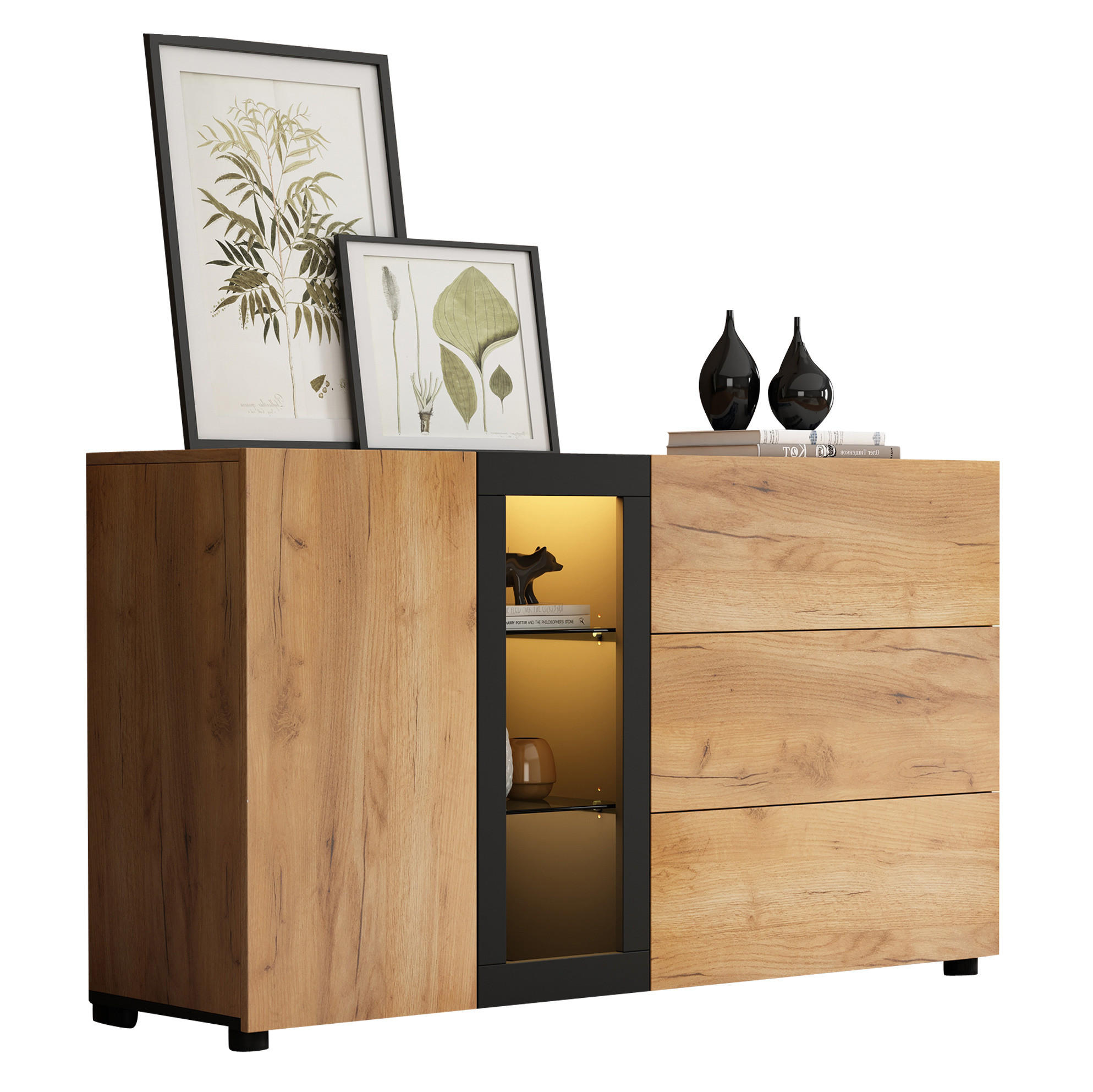 Ivmeu Sideboard Braun 140x80x40 cm