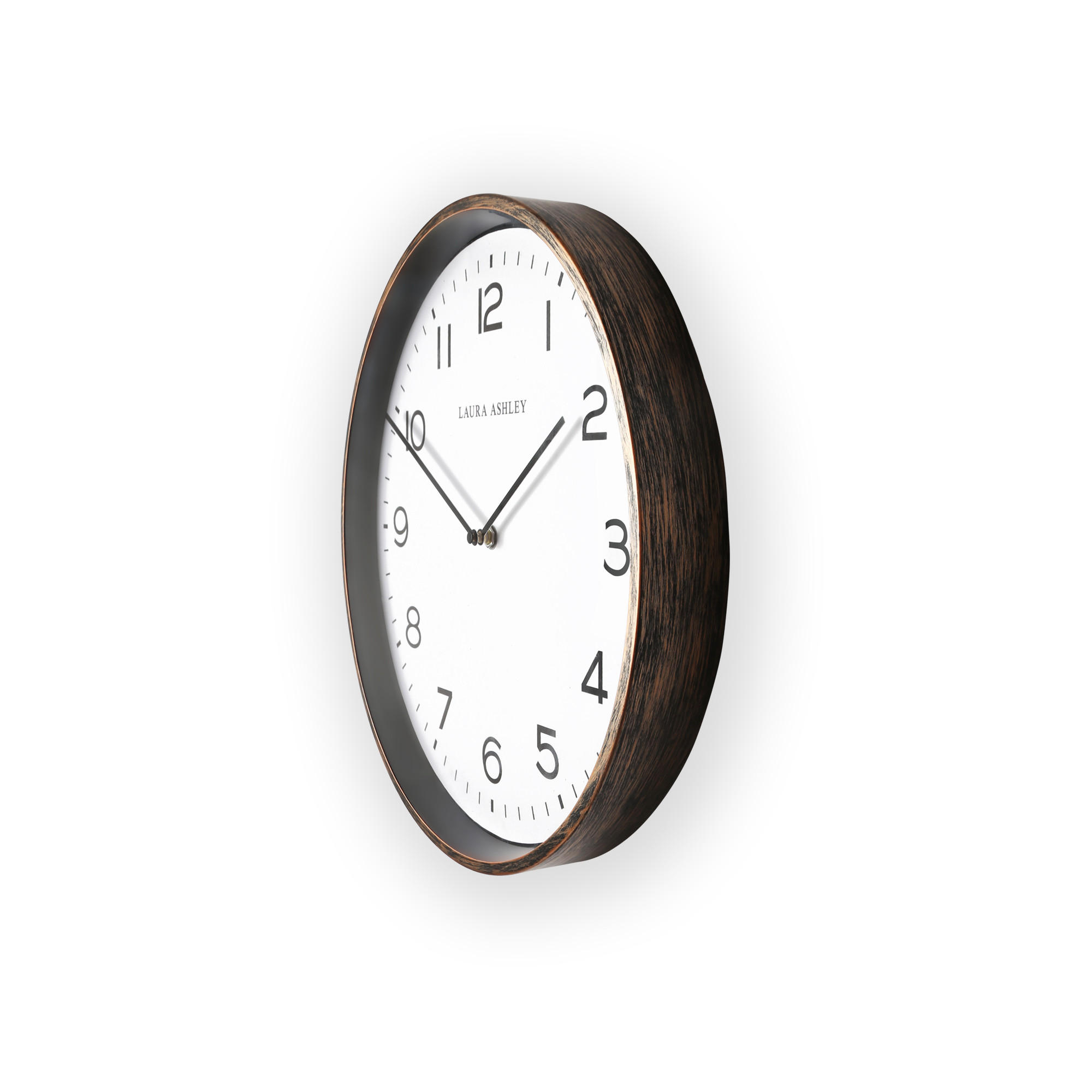 WANDUHR Goldcliff Bronze - Bronzefarben/Weiß, Glas/Kunststoff (35.5/35.5/4.5cm) - Graham & Brown