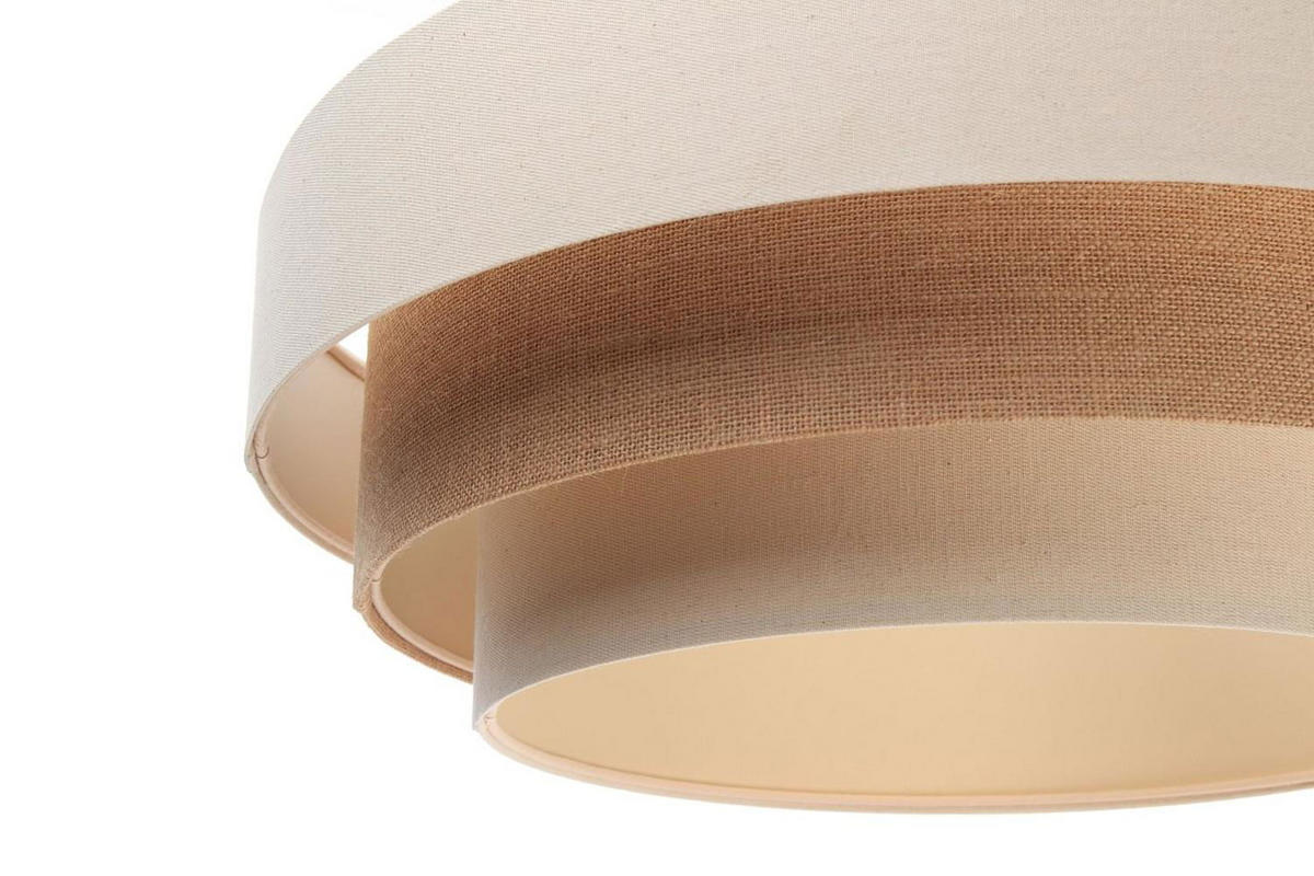 HÄNGELEUCHTE Beige 60/20 cm - Beige, Kunststoff (60/1.9/20cm) - ONZENO