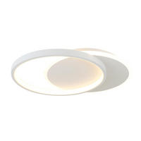 DECKENLEUCHTE Rosalyndra 40/30/6 cm - Weiß, Metall (40/30/6cm) - ZMH