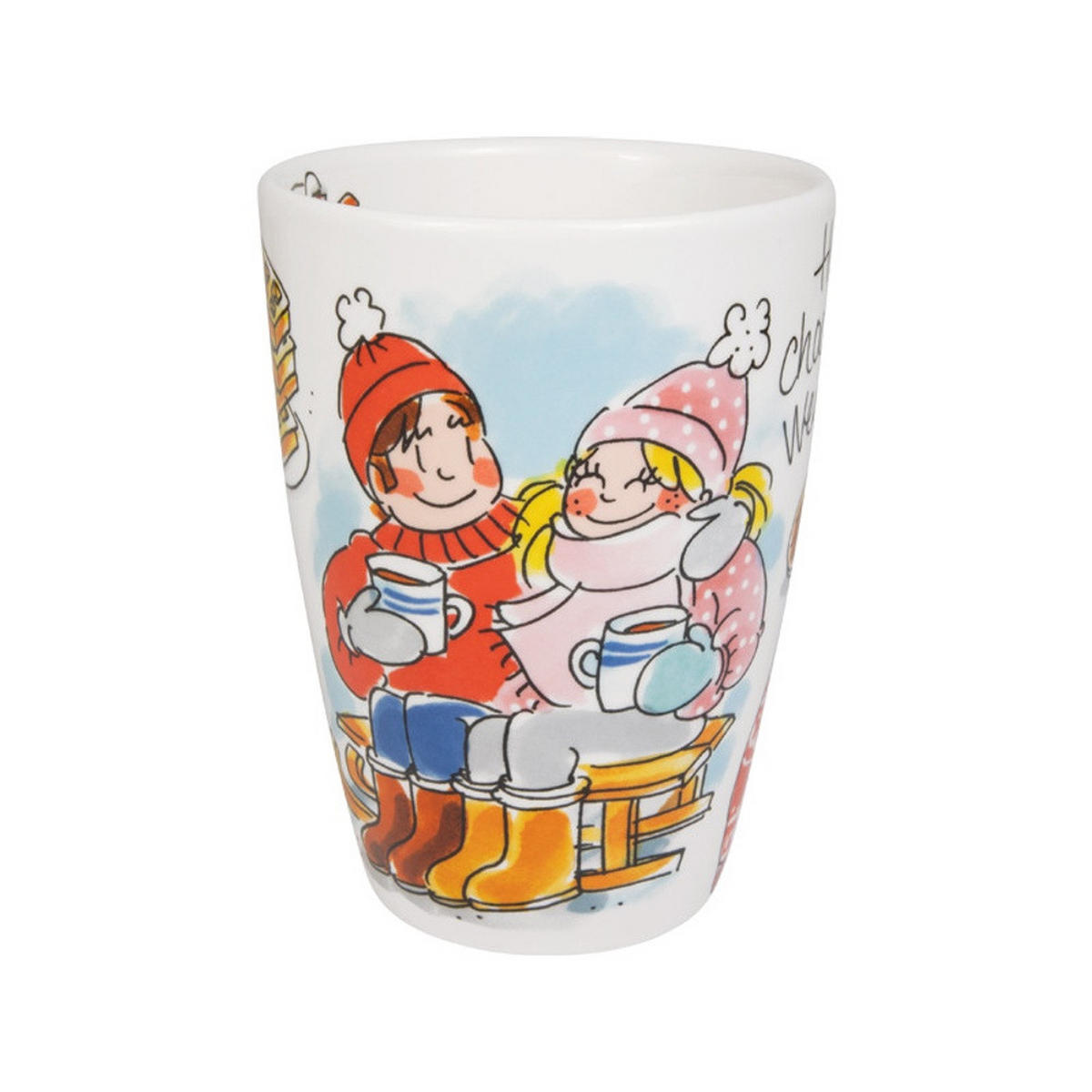 SET 2-tlg. Hot Chocolate Weather in Bunt - 0,5 L - Multicolor, Keramik (0.5L) - Blond Amsterdam
