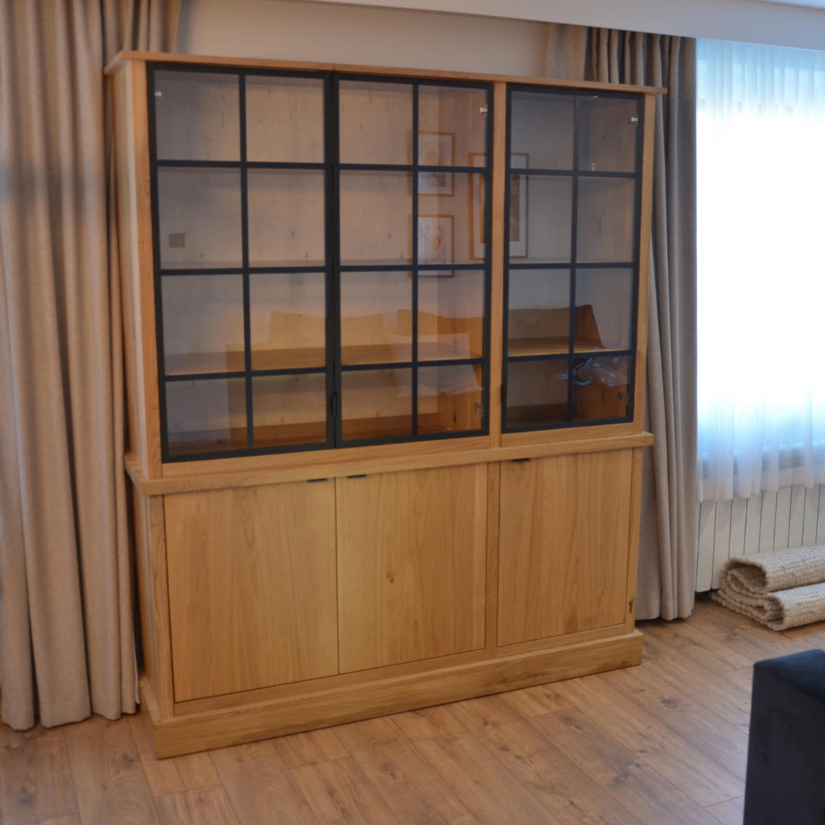 ANRICHTE aus Massivholz zum Esszimmer MARINO - Eichefarben, Holz (170/220/45cm) - Rawood Furniture