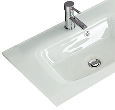 Waschbecken aus Glas