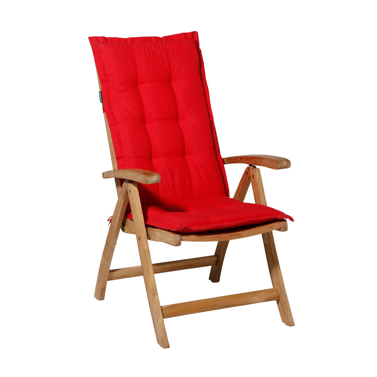 GARTENSTUHLKISSEN Panama 105/50 cm 4er-Set - Rot, Textil (50/6/105cm) - Madison
