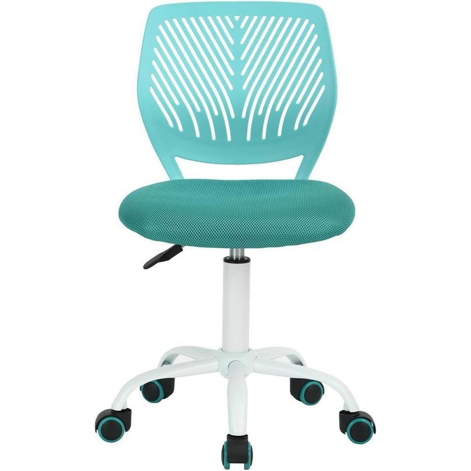 BÜROSTUHL Aqua Stoff Höhenverstellbar - Türkis, Textil (44/87/40cm)