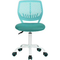 BÜROSTUHL Aqua Stoff Höhenverstellbar - Türkis, Textil (44/87/40cm)